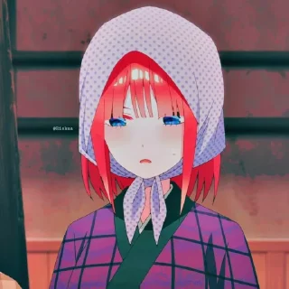 🌷 emoji Nino Nakano 2 @LR404Y Telegram sticker 19 of 25