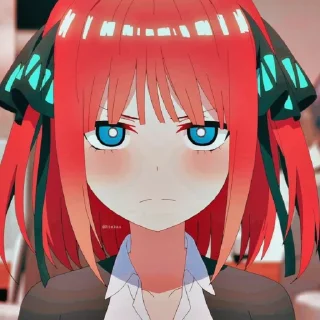 🌸 emoji Nino Nakano 2 @LR404Y Telegram sticker 15 of 25