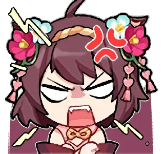 💢 emoji 雀魂 Large Telegram sticker 12 of 98