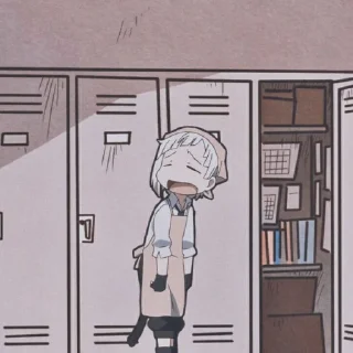 🍥 emoji atsushi nakajima ; @diarygeo Telegram sticker 9 of 25