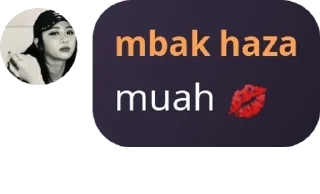 💋 emoji mbak haza Telegram sticker 11 of 21