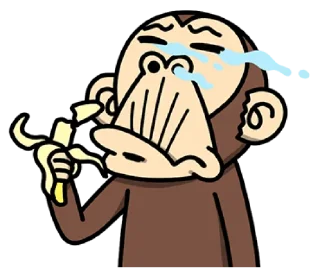 😢 emoji Crazy Funky Monkey5 @bistic Telegram sticker 20 of 40
