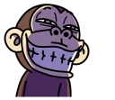 😈 emoji Crazy Funky Monkey 5 - @yoursecretlover Telegram sticker 11 of 40