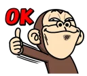 Sticker from Crazy Funky Monkey 5 - @yoursecretlover