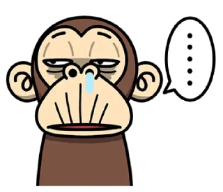 😐 emoji Crazy Funky Monkey5 @bistic Telegram sticker 21 of 40