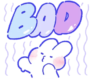 👎 emoji lovely mongmong 2 @waesticker Telegram sticker 11 of 41