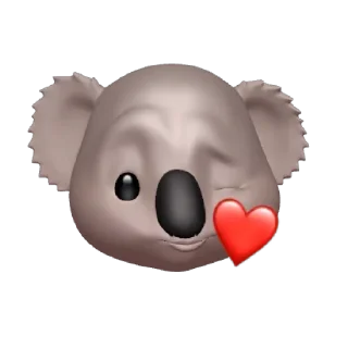 😘 emoji Koala Telegram sticker 7 of 15