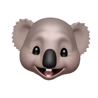 😄 emoji Koala Telegram sticker 15 of 15