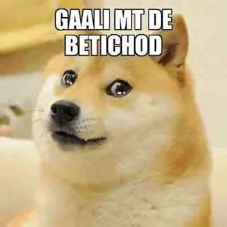 😆 emoji Doge AF ~ @Celestesapien Telegram sticker 15 of 39