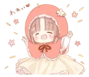 😆 emoji The Little Red Riding Hood and wolf @bistic Telegram sticker 24 of 40
