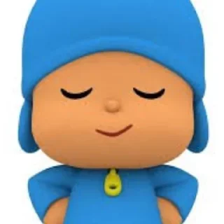 😌 emoji Pocoyo Telegram sticker 17 of 25