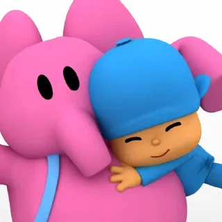 ❤ emoji Pocoyo Telegram sticker 19 of 25