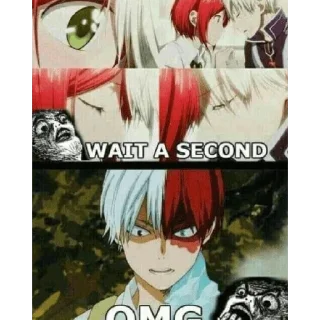 Sticker from anime meme