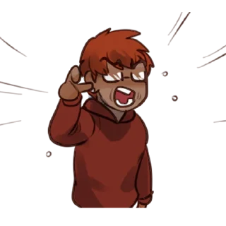 🤬 emoji junp3i doesn't really care. Telegram sticker 15 of 24