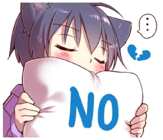 😞 emoji Boy of a black cat 7 @bistic Telegram sticker 16 of 40