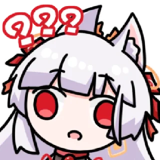 🤔 emoji 流明汐奈 @zhaxia_cn Telegram sticker 6 of 16