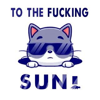 Sticker from Cat verse stickers