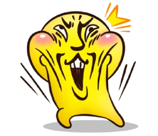 😱 emoji Mr. Emoticon 2 @bistic Telegram sticker 17 of 40
