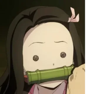 😐 emoji Nezuko Telegram sticker 8 of 8