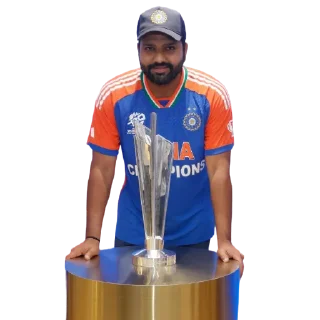 Sticker from T20 wc 2024  - @CricCollections