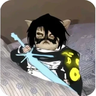 🫥 emoji AB cats Telegram sticker 4 of 28