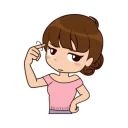 👍 emoji @tikelmu About Anna Telegram sticker 16 of 41