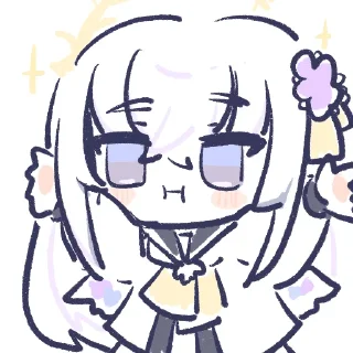 💖 emoji 💖白洲アズサ💝  @DimensionID Telegram sticker 4 of 50