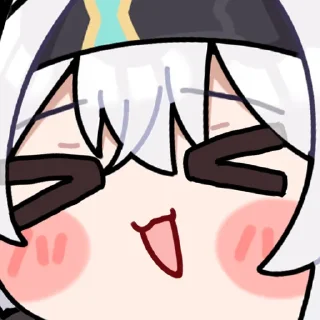 😆 emoji 流萤 @DimensionID Telegram sticker 12 of 46