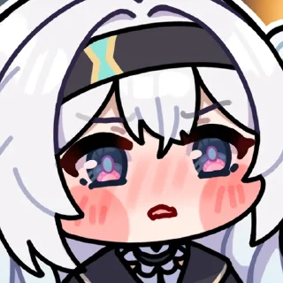 ☺️ emoji 流萤 @DimensionID Telegram sticker 11 of 46