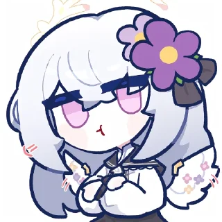 💖 emoji 💖白洲アズサ💝  @DimensionID Telegram sticker 13 of 50
