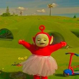 Sticker from teletubbies || @ACCIOHELP