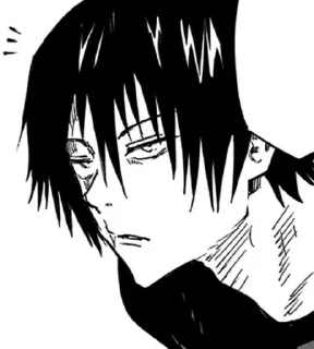 👀 emoji ⟨≠Toji fushigoro⟩`♪ @ブラッククローバー Telegram sticker 1 of 68
