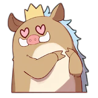 😍 emoji 星汐seki up主大表情 @BK0717 Telegram sticker 8 of 25