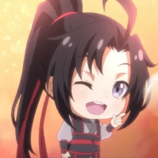 😉 emoji MDZS Chibi Telegram sticker 13 of 118