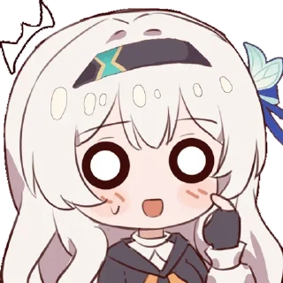 ❓ emoji 流萤举牌表情包 Telegram sticker 7 of 33