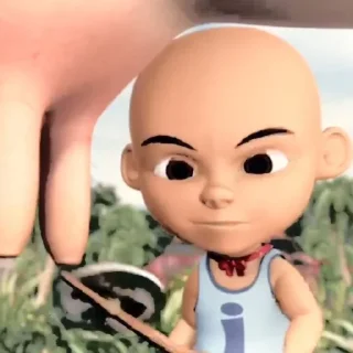 🍼 emoji ˖ ★ 🍼 upin @indomiecs︐ Telegram sticker 7 of 39