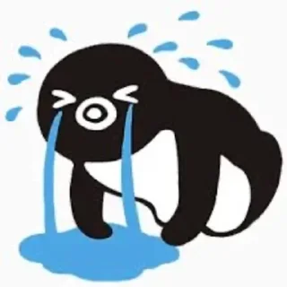 😭 emoji Penguin Telegram sticker 8 of 52