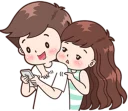 👈 emoji Boobib Cute Couple 💋 Telegram sticker 22 of 120