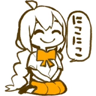 😊 emoji Kizuna Akari Telegram sticker 24 of 40