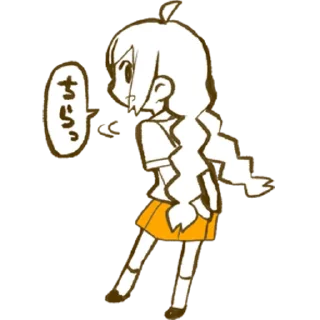 😕 emoji Kizuna Akari Telegram sticker 11 of 40