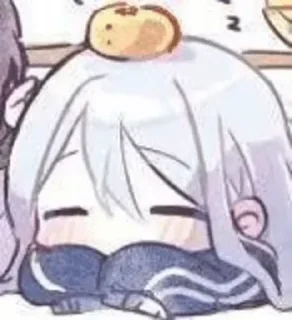 🍊 emoji 限りなく灰色へ Telegram sticker 19 of 21