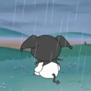 😭 emoji 𓏲࣪  kuromi unfilt! {❀- @scribbnle} Telegram sticker 10 of 15