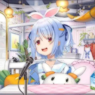 🐰 emoji Usada Pekora Telegram sticker 17 of 45