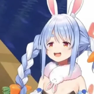 🐰 emoji Usada Pekora @VtuberSticker Telegram sticker 14 of 30