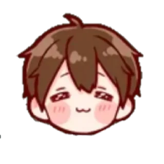 😳 emoji Cute boy Telegram sticker 15 of 23