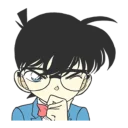 Sticker from detective conan