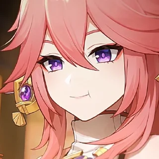 🌷 emoji Yae Miko @Morieidk Telegram sticker 18 of 60