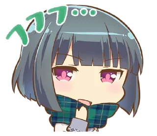 😏 emoji オンゲキ 公式スタンプ Telegram sticker 16 of 40