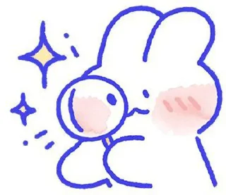 🧐 emoji Kawaii bunnie 🎀 Telegram sticker 8 of 34