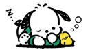 😴 emoji Pochacco Telegram sticker 19 of 35